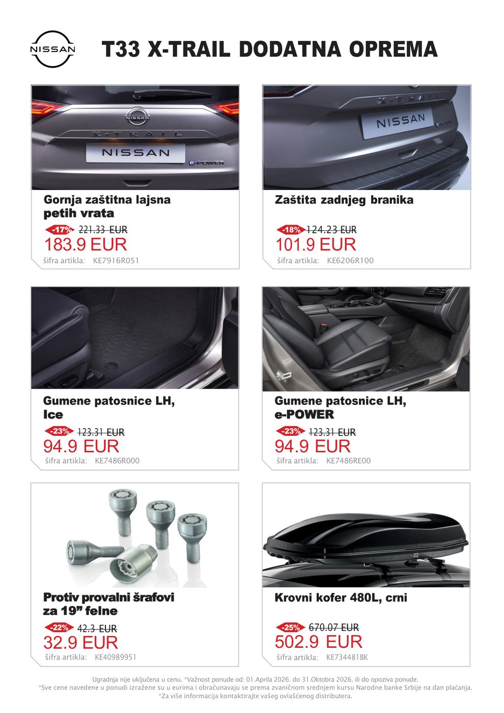 Nissan X-Trail katalog, strana 2