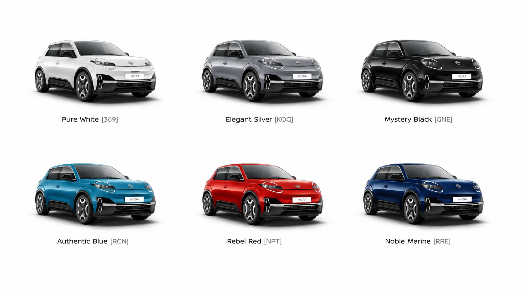 Jednobojne boje karoserije za Nissan Micra